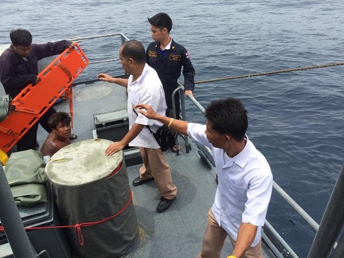 Three hurt as boat bursts into flames, sinks off Phang-nga