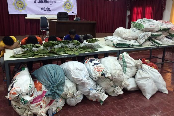 Five arrested with 400kg of kratom