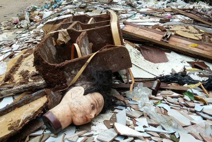 Nocturnal fly tippers trash Krabi mangrove