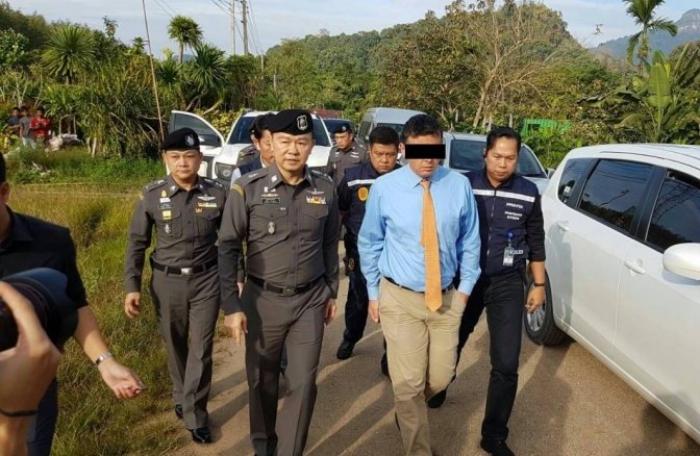 American drugs suspect teaching at Krabi school arrested