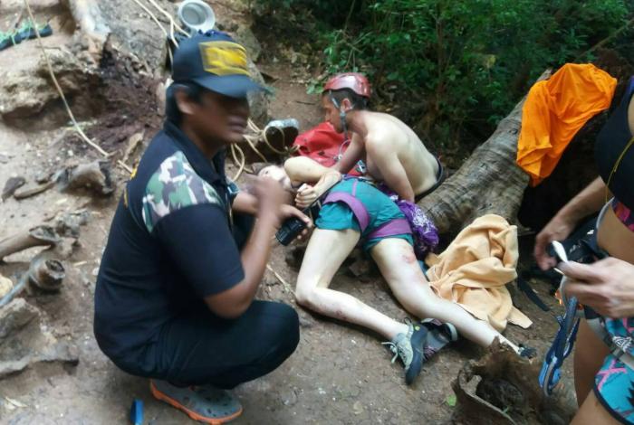 American tourist injured in Krabi climbing accident