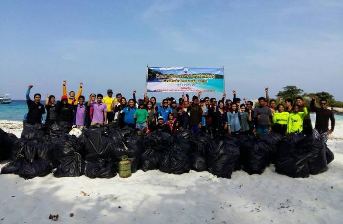 More than a ton of trash cleaned up at Koh Racha Noi