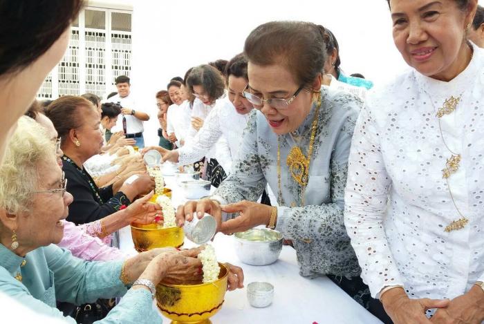 Traditional Songkran festivities held in Chalong, Phuket Town