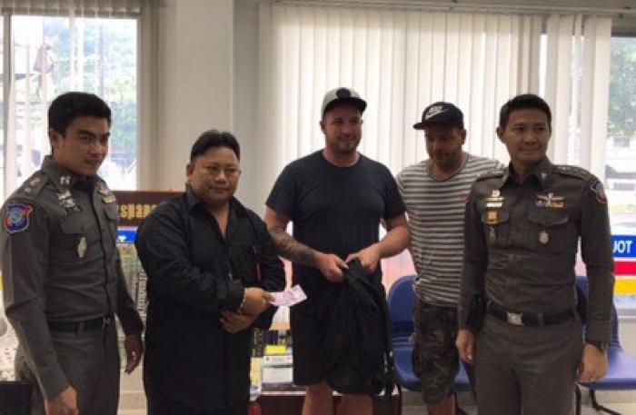 Phuket taxi driver returns Swiss tourist’s belongings