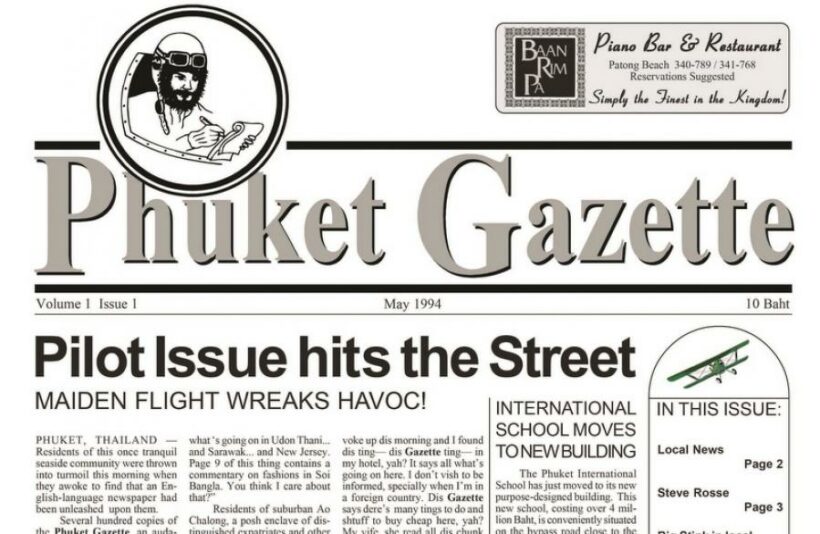 Phuket Gazette to stop print edition of newspaper locally, reorienting hard-copy production for wider market in The Nation