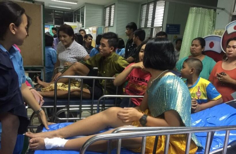 Students injured in festival fireworks malfunction