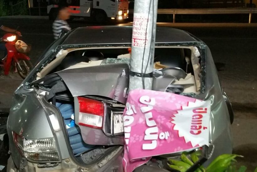 Four injured as speeding car ploughs through motorists in Phuket