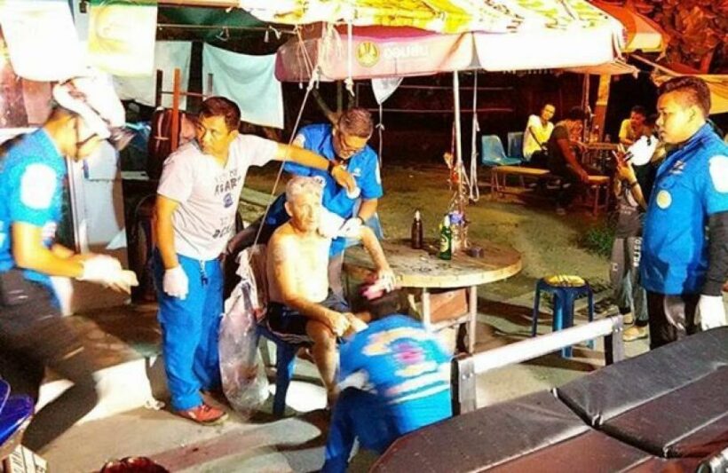 Phuket Police try to identify injured elderly foreigner