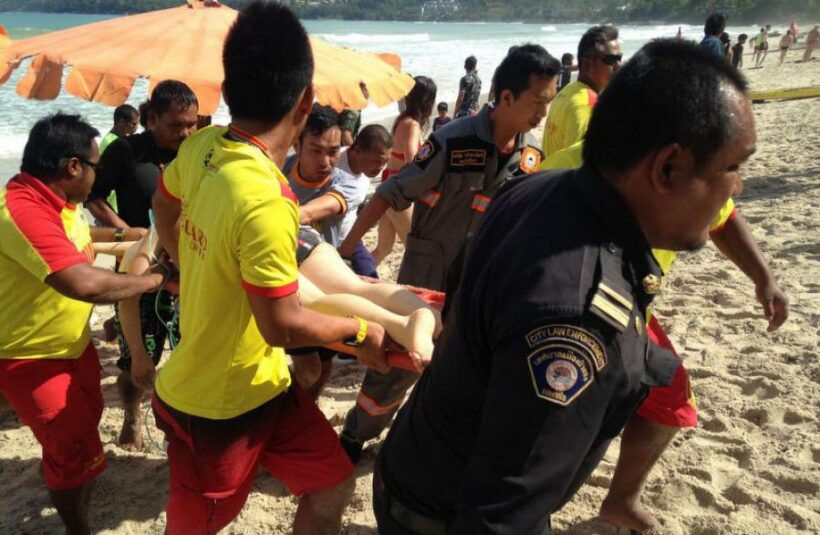 One missing, six rescued from drowning at Phuket beaches