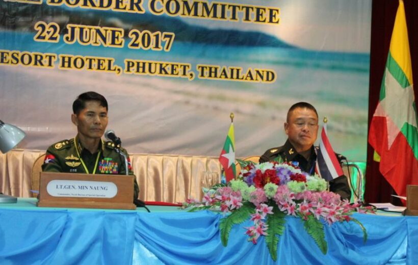 Good Thai-Myanmar relations highlighted at border management meeting in Phuket