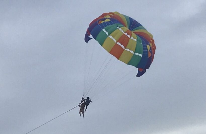 Australian plunges to death in parasailing mishap