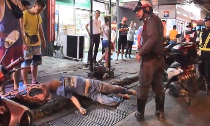 Pattaya taxi driver knocks out foreigner