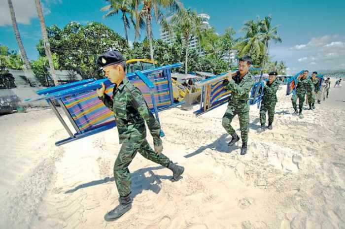 Hotel association believes junta’s beach crackdown will lure tourists back