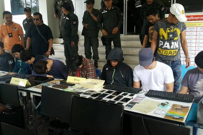Video Report: Police arrest Korean gambling racketeers in Phuket