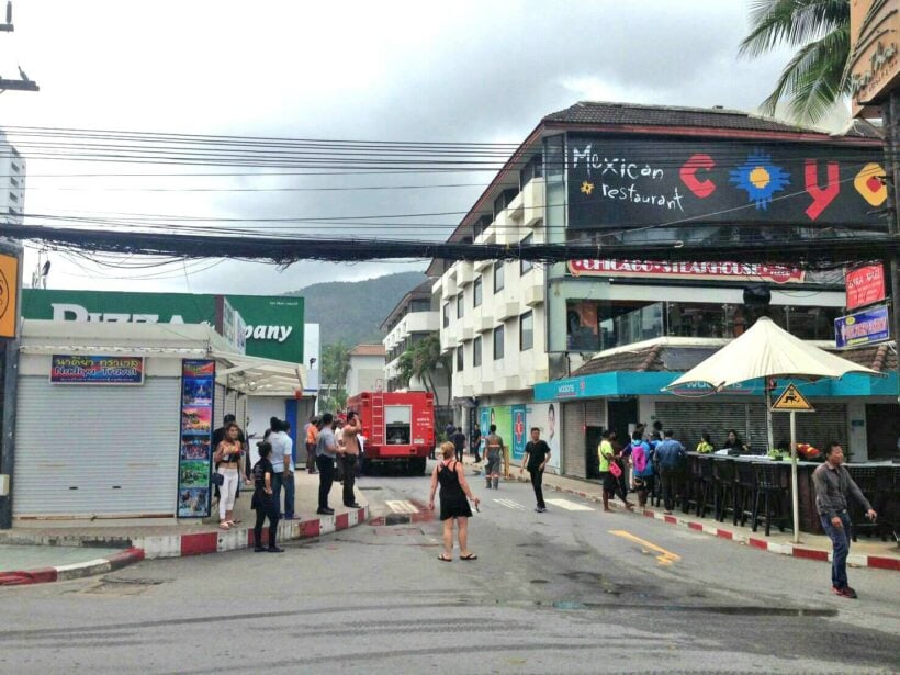 Fire in Patong Mexican restaurant