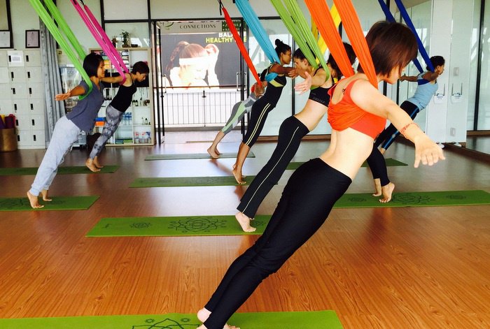 Gravity defying yoga comes to Phuket