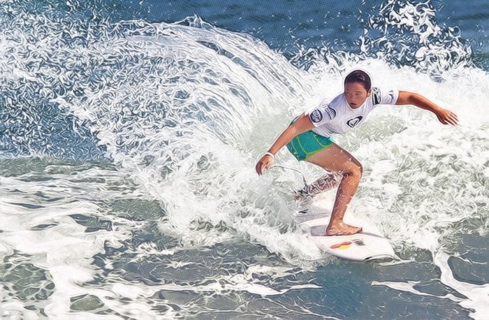 Profile: Surf star searches for balance