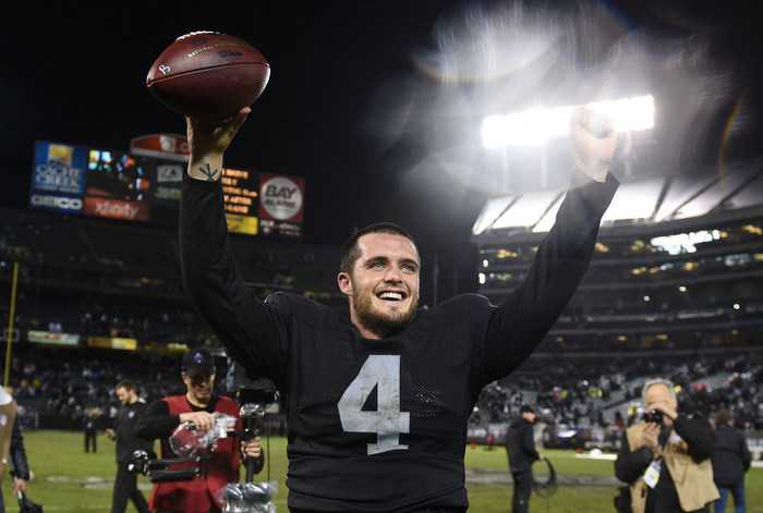 NFL Week 12 underway as Raiders record first win