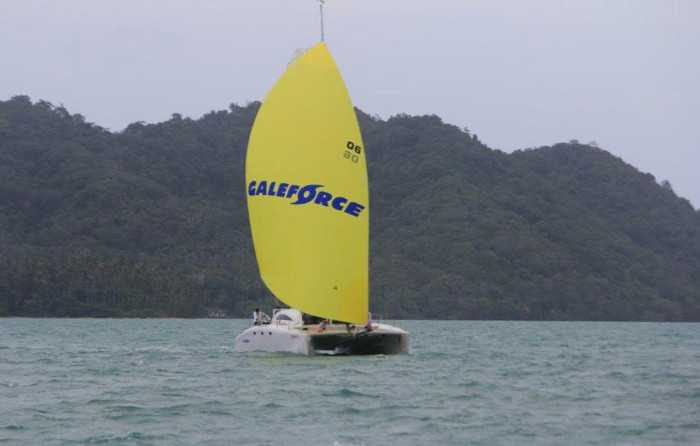 Phuket yachts brave 25-knot gusts for weekend regatta