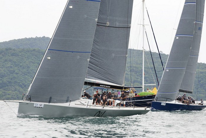 Chasing down breeze on Day 2 of Phuket Raceweek