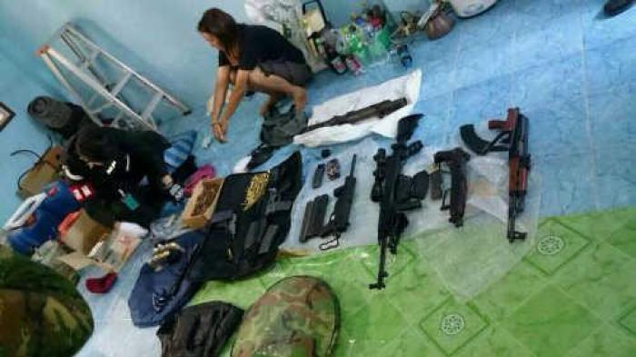 War weapons linked to political unrest seized