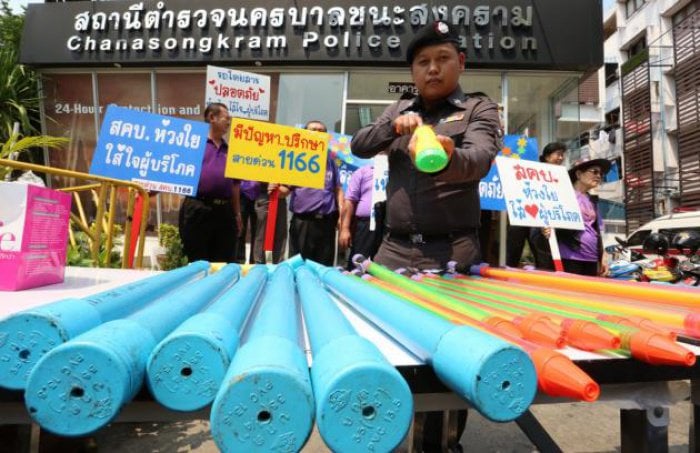 Songkran revellers warned of fines, jail for high-pressure water guns