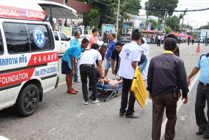 Bomb wounds eight in downtown Trang