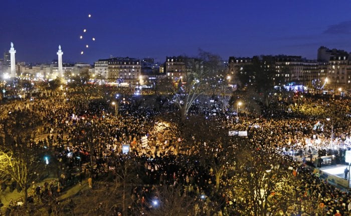 Millions, world leaders, join Paris protest against attacks