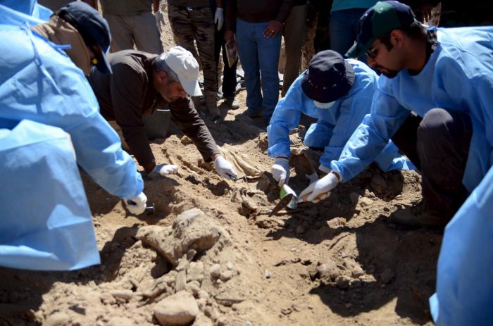 Exhumation of Tikrit mass graves begins