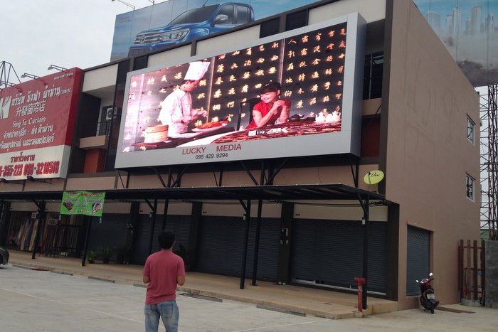 Bright lights, big city: LED billboards lucky for Phuket