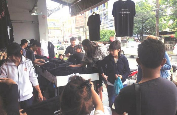 Demand for black clothes soars