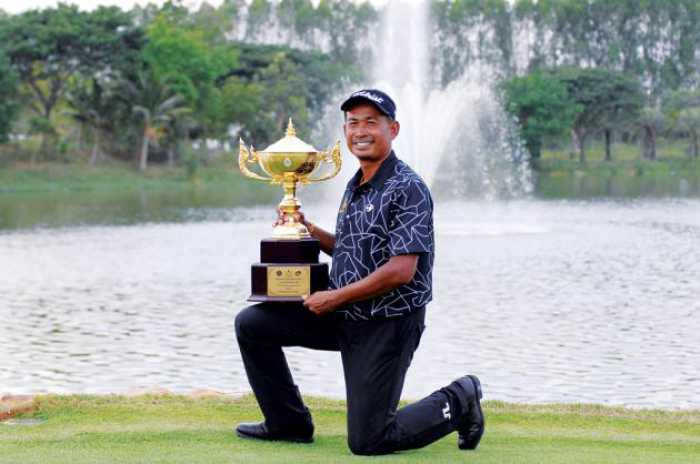 Thai veteran wins King’s Cup golf tourney for record 18th title