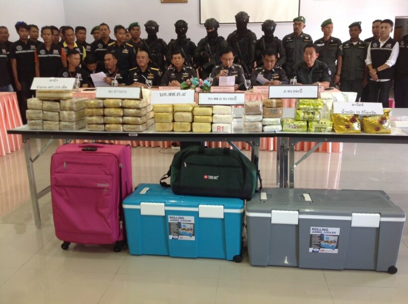 100 million Baht drug bust. Krabi’s biggest drug network.