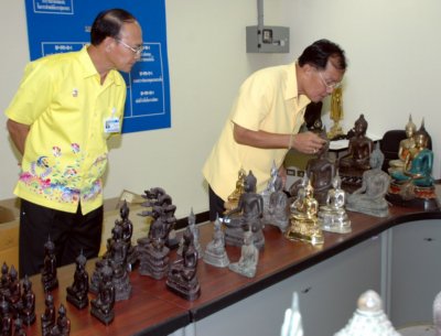 Seized Buddha images donated to Thalang museum