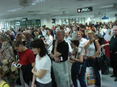 Tourists suffer Immigration delays at airport