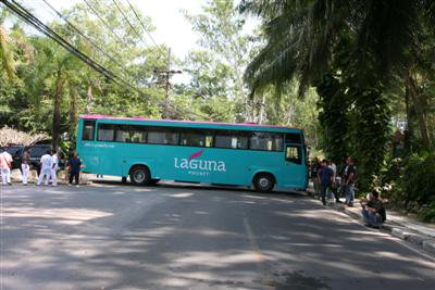 Protestors blockade Laguna Phuket