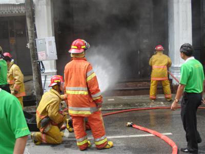 Siam Indigo damaged in Sunday morning fire