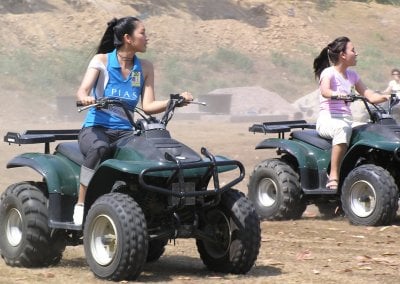 Beauties and the four-wheel beasts