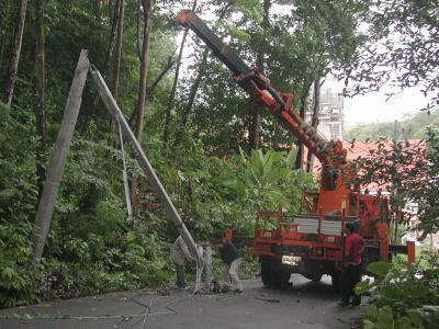 Heavy rain and wind bring blackouts