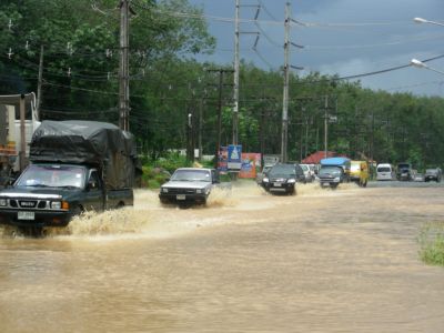 Floods in Chalong and Patong