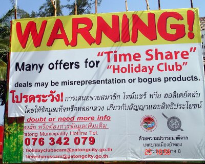 Phuket steps up fight against illegal timeshare touts