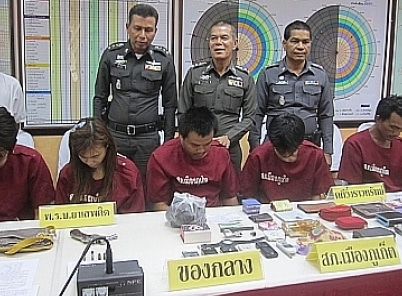 7 rounded up on drugs, arms, theft charges in Phuket