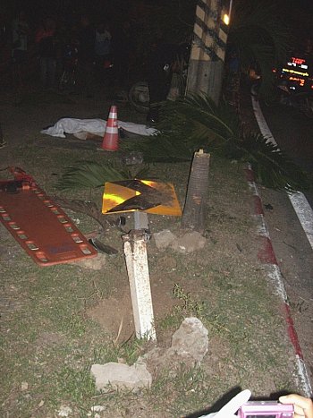 Phuket man killed instantly in motorbike crash