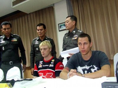 Swedish slashers confess to Phuket police