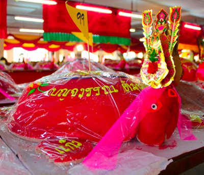 Red turtles rise in Phuket Town