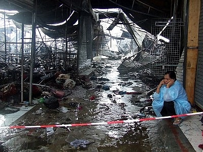 Fire destroys Phuket’s Koh Kaew Market