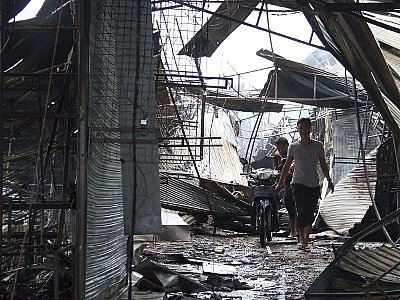 Market fire leaves Phuket vendors broke