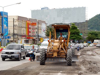 Road work clogs Phuket’s main artery