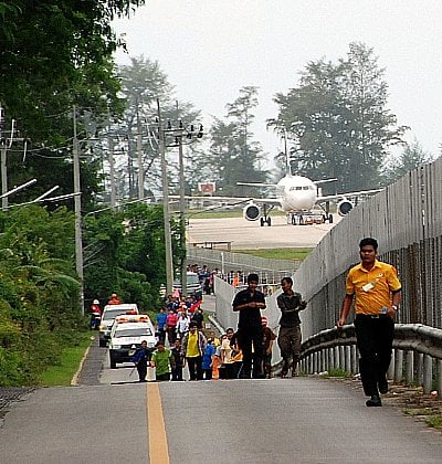 Phuket Airport Conducts Tsunami Drill The Thaiger