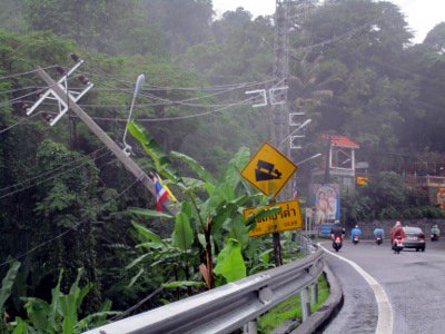 Phuket rain hampers towers of power move